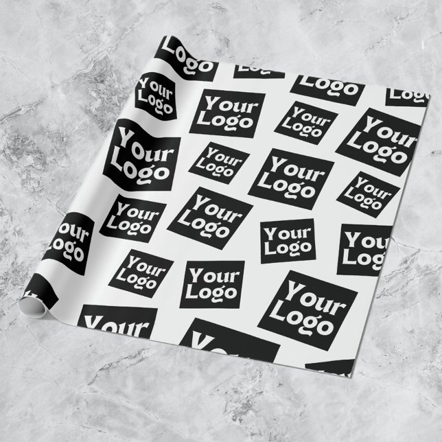 Your Design or Business Logo | Random Placement Wrapping Paper (Creator Uploaded)