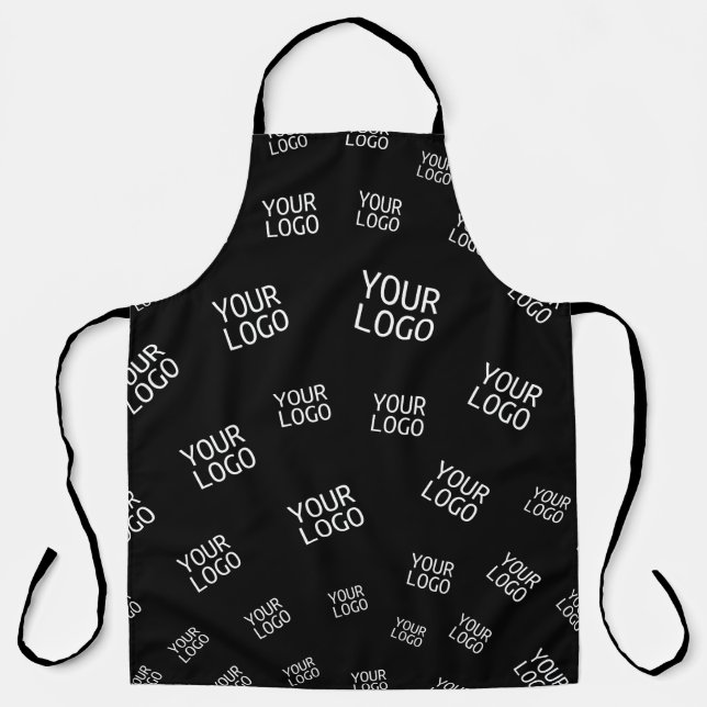 Your Design, Photo or Business Logo Randomly Tiled Apron (Front)