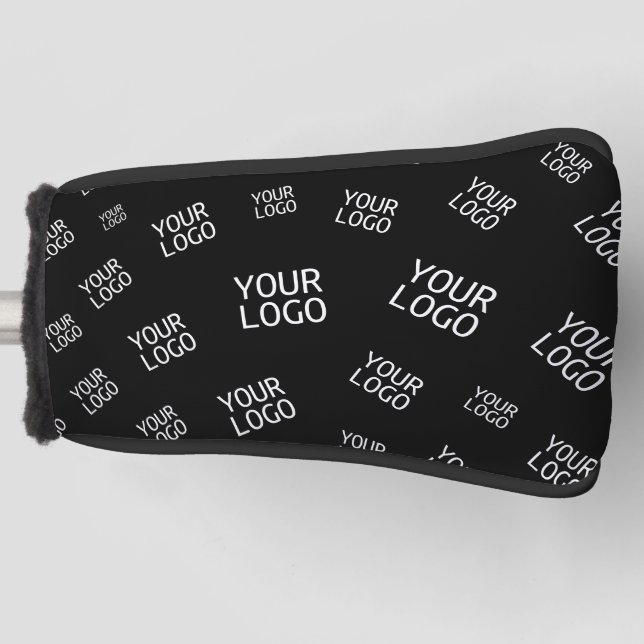 Your Design, Photo or Business Logo Randomly Tiled Golf Head Cover (Front)