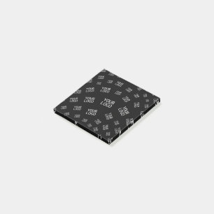 Your Design, Photo or Business Logo Randomly Tiled Post-it Notes