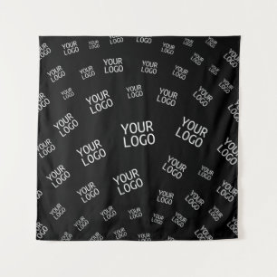 Your Design, Photo or Business Logo Randomly Tiled Tapestry