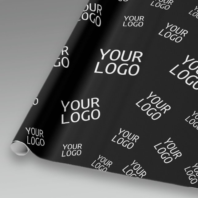 Your Design, Photo or Business Logo Randomly Tiled Wrapping Paper (Creator Uploaded)