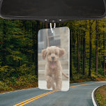 Your Dog | 2 Photo Upload Cute Pet Picture Car Air Freshener<br><div class="desc">Custom photo design your own template to show include 2 of your favorite photographs of your dog, cat, pets, baby, kids, family or friends! An easy to personalize template to make your own one of a kind design with your images. The perfect gift for a loved one! The images shown...</div>