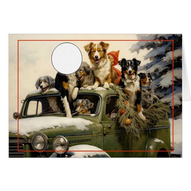 Your Dog  At The Tree Farm Vintage (Front Horizontal)