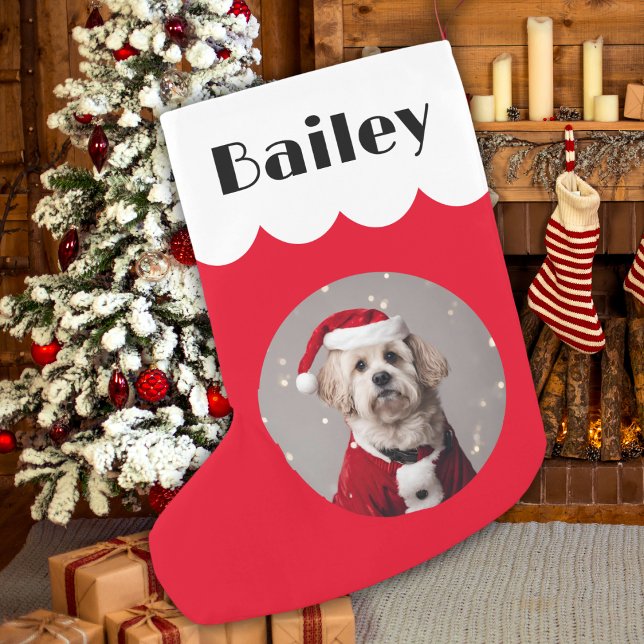 Your dog Christmas pet dogs Holiday gift Small Christmas Stocking (Creator Uploaded)