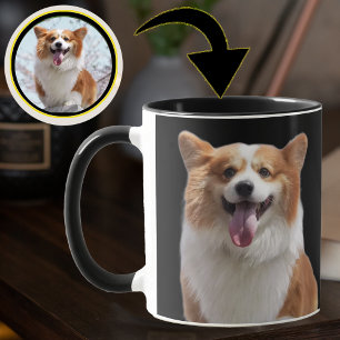 Your Dog Photo Custom Color Cute Gift Mom Dad Mug