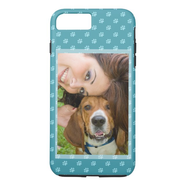 Your Dog & You Photo Customise Puppy Doggie Paws Case-Mate iPhone Case (Back)