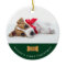 Your Dog's First Christmas | Green with Two Photos