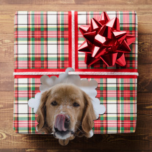Your Dog's Photo Christmas Ornament Card