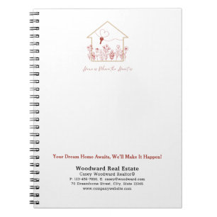 Your Dreams Home Awaits   Budget Marketing Realtor Notebook