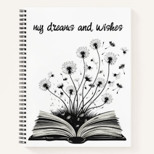 Your Dreams with 'My Wishes' Spiral Notebook