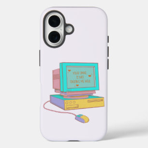 Your Email Is Not Finding Me Well Funny Retro iPhone 16 Case