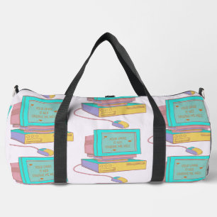 Your Email Is Not Finding Me Well Funny Retro Duffle Bag