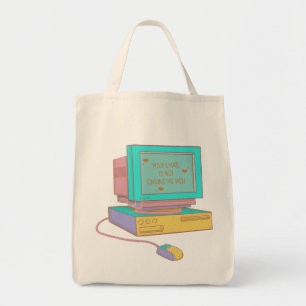 Your Email Is Not Finding Me Well Funny Retro Tote Bag
