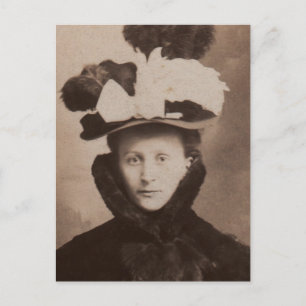 Your entire future lies beneath your hat. postcard