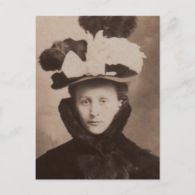Your entire future lies beneath your hat. postcard (Front)
