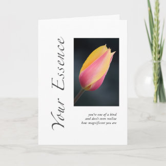 Your Essence Tulip Thank You Card