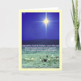 Your eternal word (Bethlehem) Xmas card