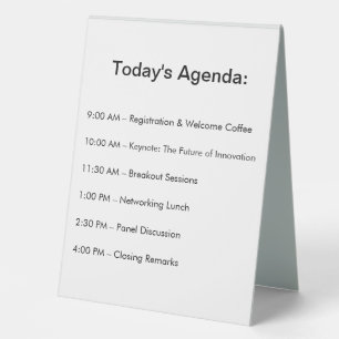 Your Exclusive Corporate Event Agenda Awaits!