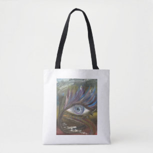 your eye is the mirror of your soul tote bag
