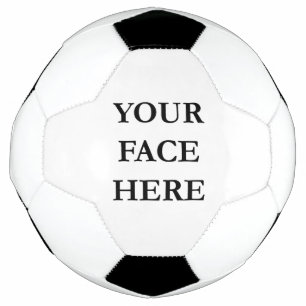 YOUR FACE custom circle frame Soccer Ball