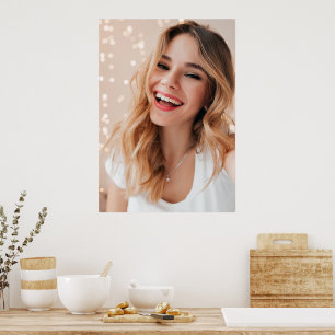 Your face on a birthday personalised poster