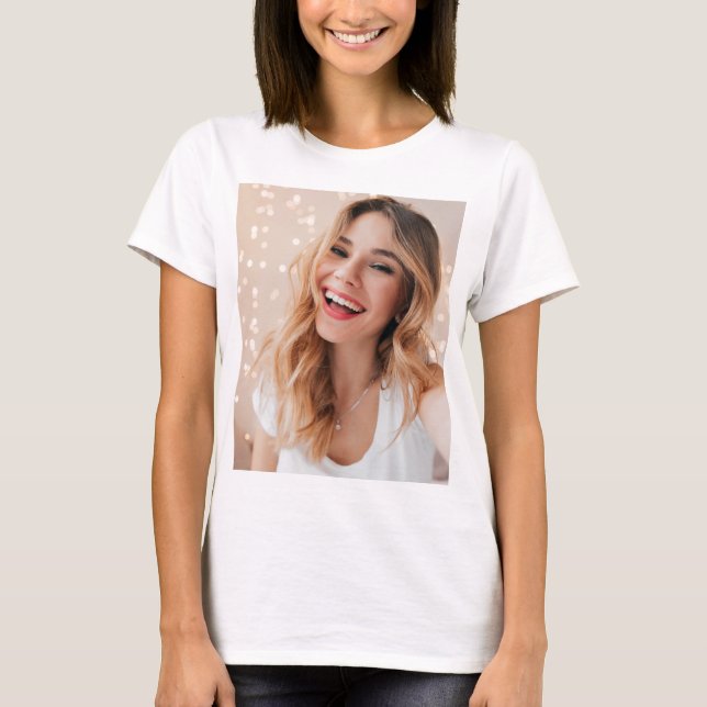 Your face on a birthday personalised T-Shirt (Front)