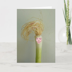 Your Face on Spring Onion Card