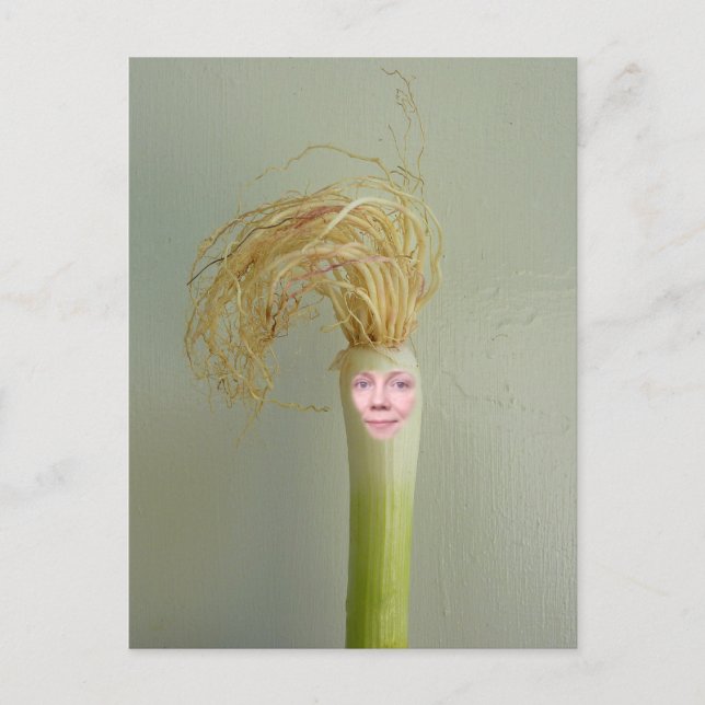 Your Face on Spring Onion Postcard (Front)