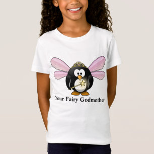 Your Fairy Godmother Cartoon Penguin Fairy T-Shirt