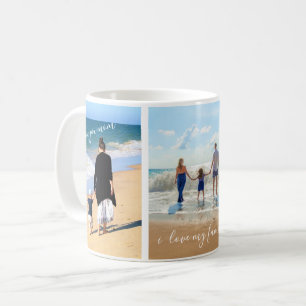 Your Family Photo Collage Coffee Mug Custom Text