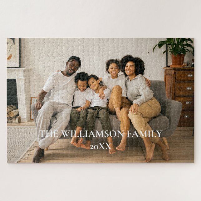 Your Family Photo Jigsaw Puzzle (Horizontal)