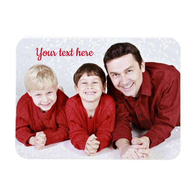 Your Family Photo Magnet (Horizontal)