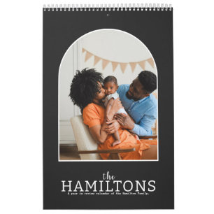 Your Family Photo Month By Month Personalised Cale Calendar