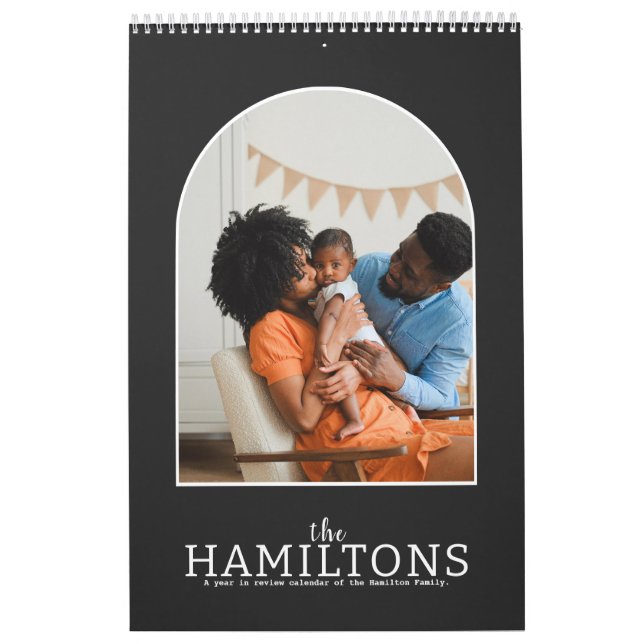 Your Family Photo Month By Month Personalised Cale Calendar (Cover)