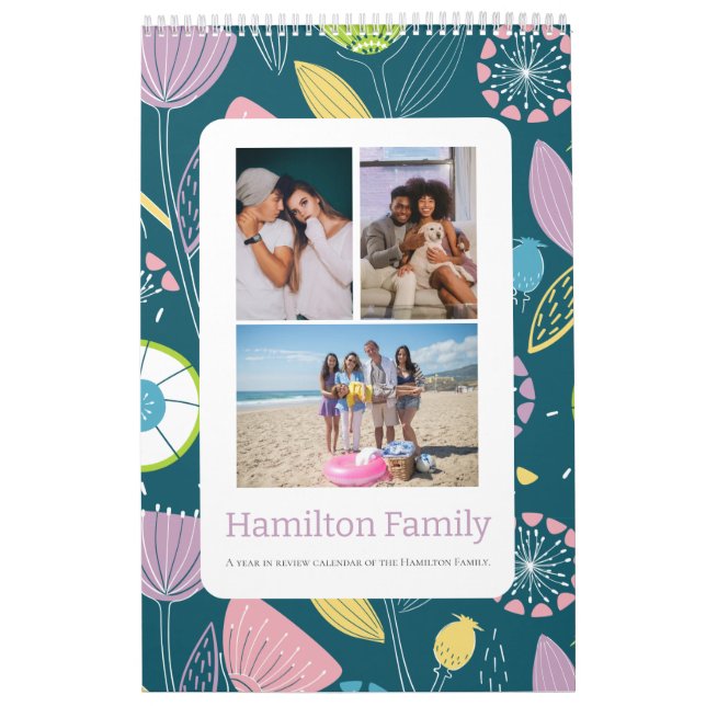 Your Family Photo Month By Month Personalised Calendar (Cover)