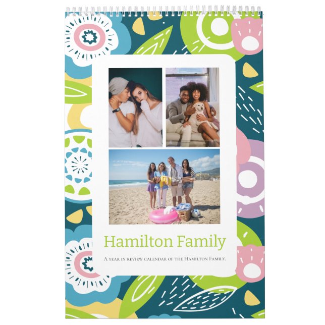 Your Family Photo Month By Month Personalised Calendar (Cover)