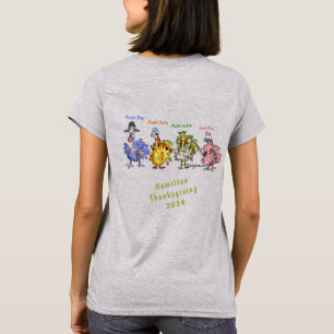 Your Family Thanksgiving (3) Green Turkey T shirt