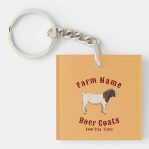 Your Farm Boer Goats Key Ring
