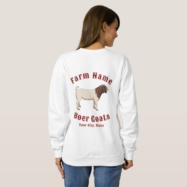 Your Farm Boer Goats Sweatshirt (Back Full)