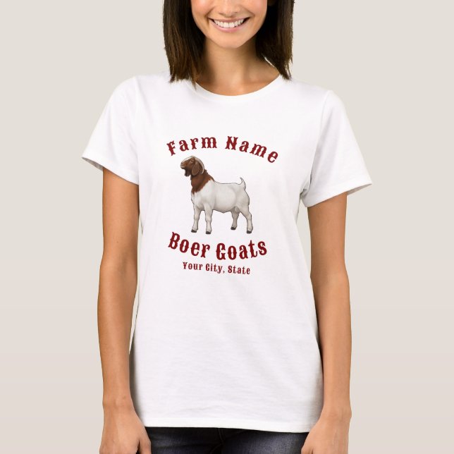Your Farm Boer Goats T-Shirt (Front)