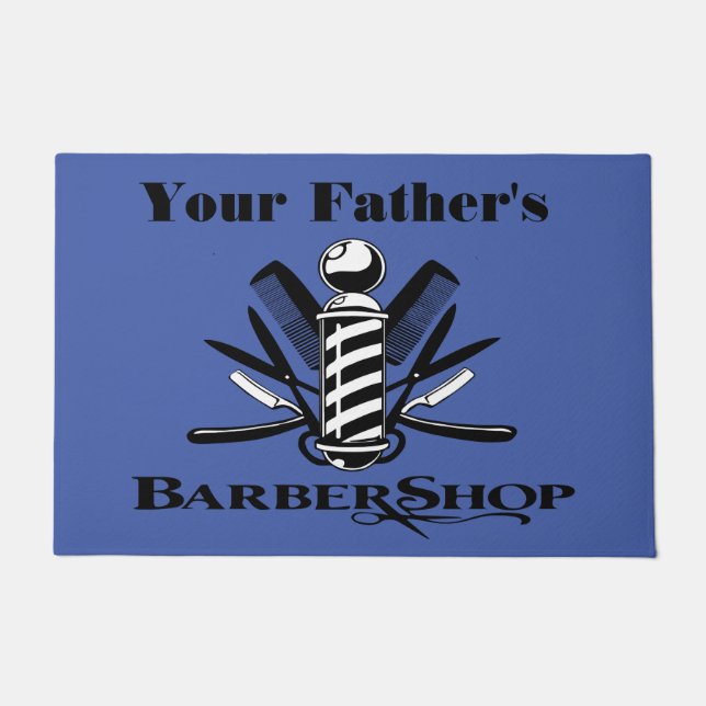 Your Father's Barbershop Doormat (Front)