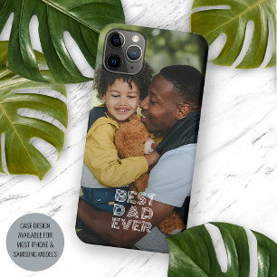 Your Favorite Photograph And Best Dad Ever Text  iPhone 11Pro Max Case