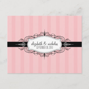 YOUR Favourite Colour: Chic Deco Wedding Invitatio Invitation
