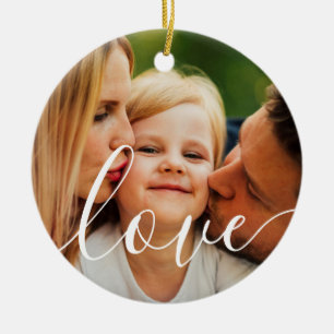 Your Favourite Family Photo Ceramic Tree Decoration