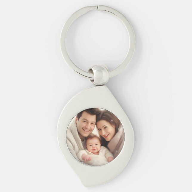 Your Favourite Family Photo Key Ring (Front)