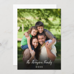 Your Favourite Family Photo Stylish Script Invitation