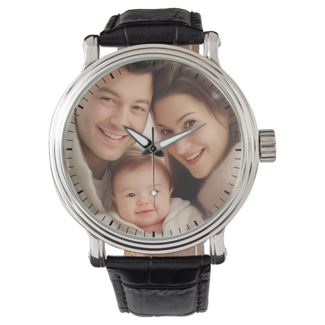 Your Favourite Family Photo Wrist watch (Front)