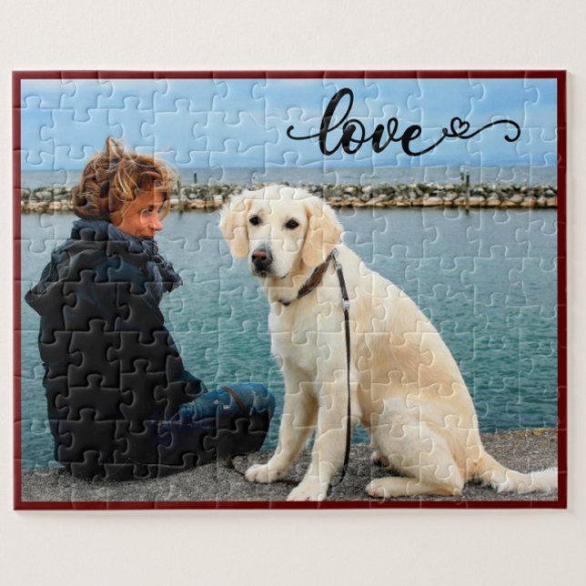 Your Favourite Pet Photo with Love Jigsaw Puzzle (Creator Uploaded)