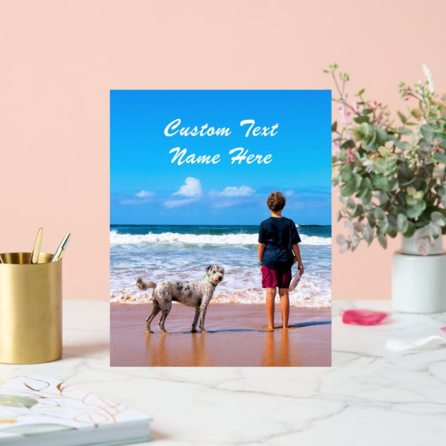 Your Favourite Photo Acrylic Sign with Custom Text (Wedding)